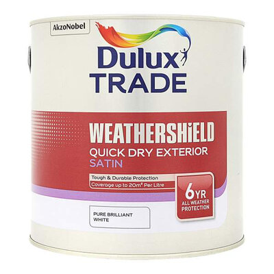 Dulux - Weathershield Exterior Quick Drying Satin - 2.5L