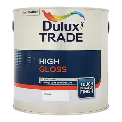 Dulux - High Gloss White - 2.5L