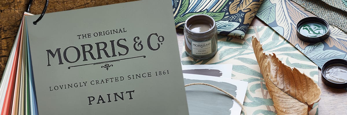 The original Morris & Co. Lovingly crafted since 1861. Paint.